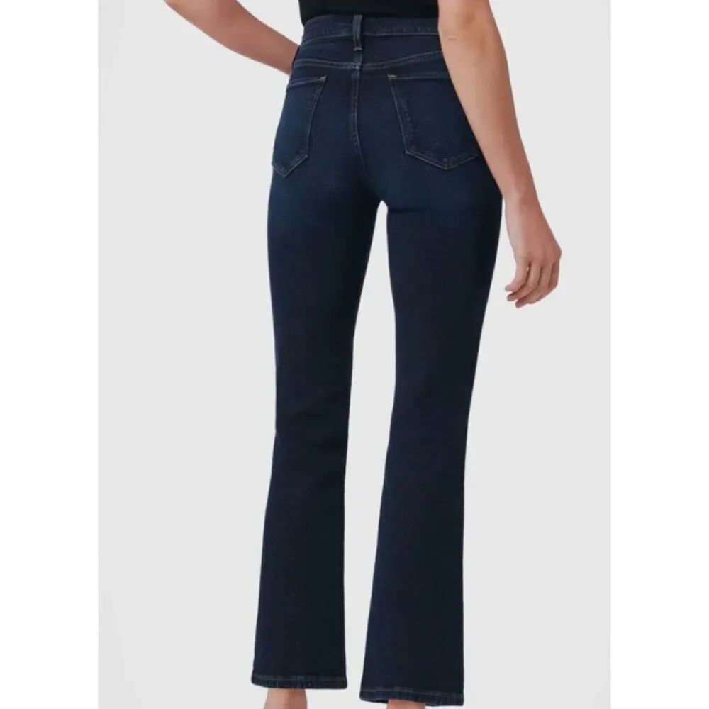 NWT Joe's Jeans Women's 28 Dark Blue High Rise Cropped Bootcut Vintage Stretch